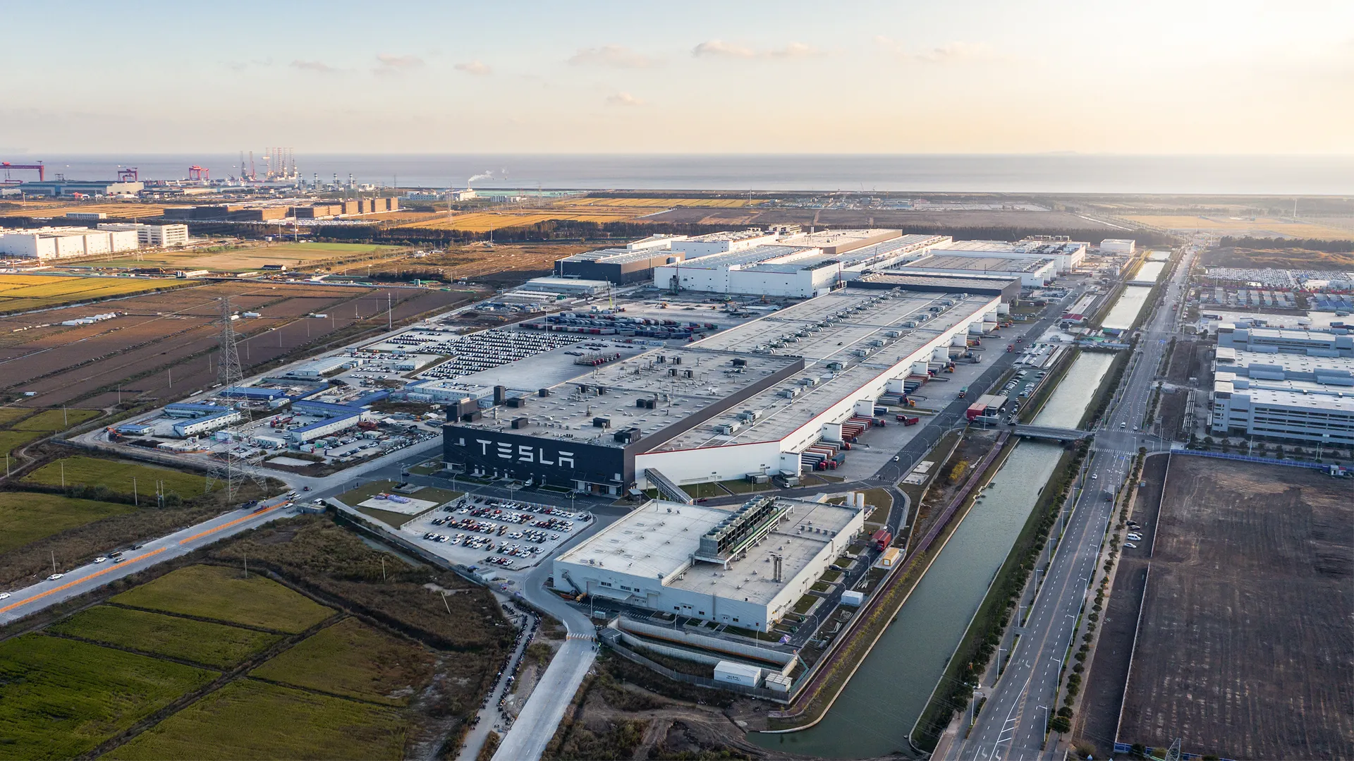 Tesla factory in San Francisco, California